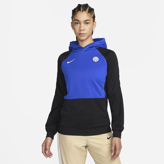 Inter Milan Women's Nike Dri-FIT Pullover Hoodie - Black