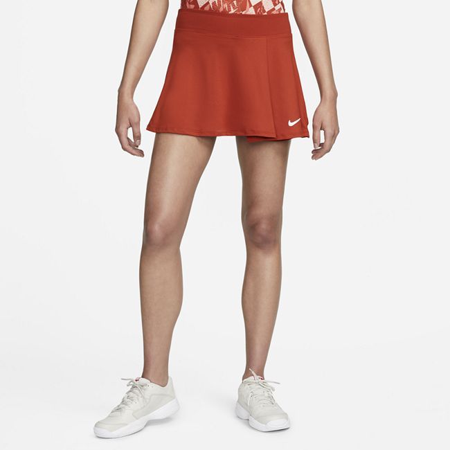 NikeCourt Dri-FIT Victory Women's Flouncy Tennis Skirt - Red