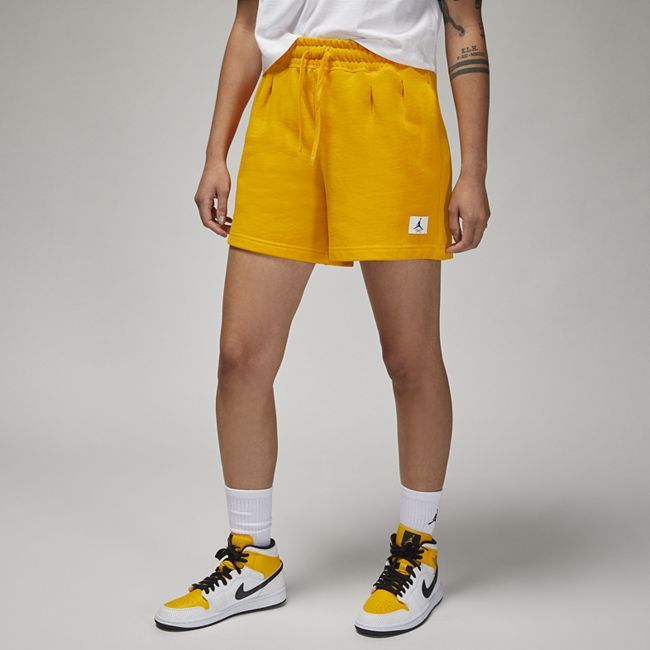 Jordan Flight Women's Fleece Shorts - Yellow