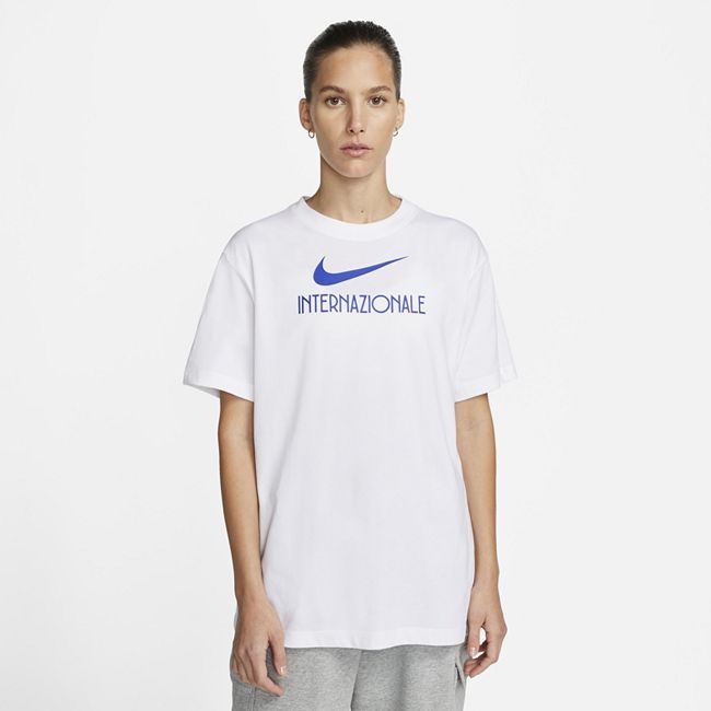 Inter Milan Swoosh Women's Football T-Shirt - White