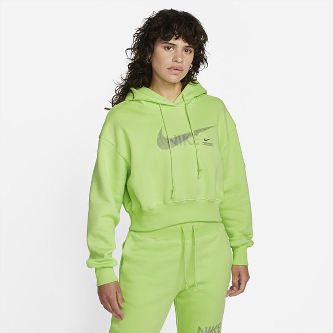 Sportswear Swoosh Women's Fleece Pullover Hoodie - Green