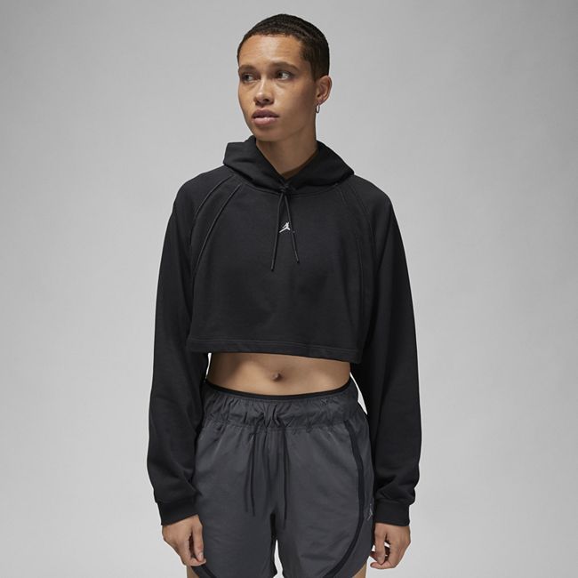 Jordan Sport Women's Cropped Sweatshirt - Black