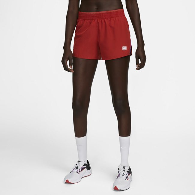 Dri-FIT 10K Icon Clash Women's Running Shorts - Red