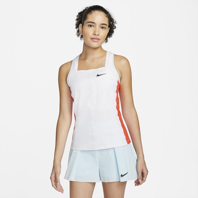 NikeCourt Dri-FIT Slam Women's Tennis Tank - White