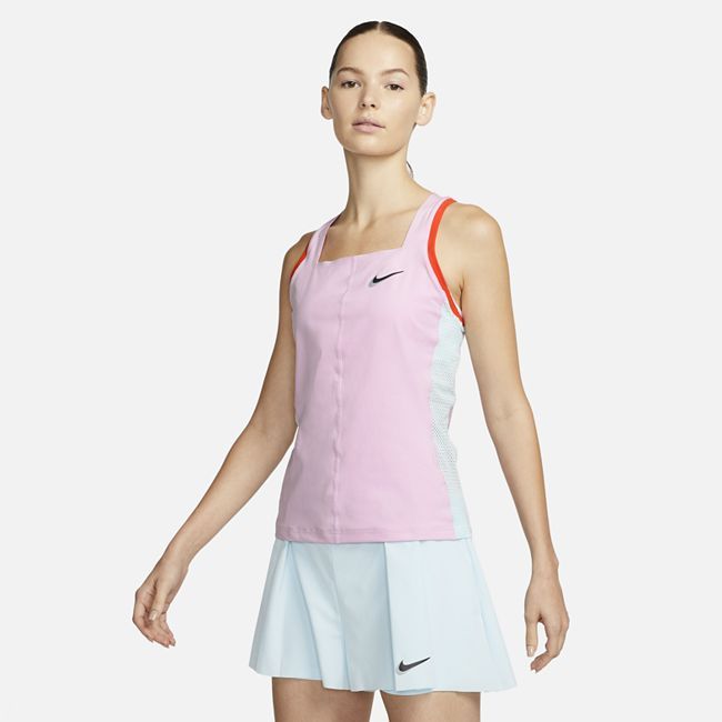 NikeCourt Dri-FIT Slam Women's Tennis Tank - Pink
