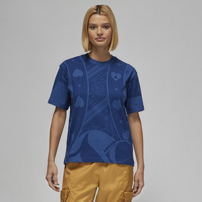 Jordan Flight Women's Graphic T-Shirt - Blue