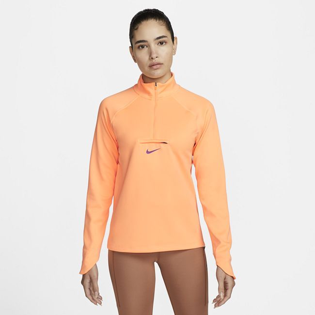 Dri-FIT Women's Trail Running Midlayer - Orange