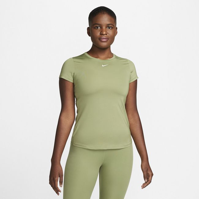 Dri-FIT One Women's Slim-Fit Short-Sleeve Top - Green