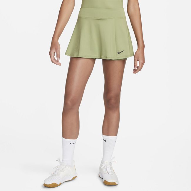 NikeCourt Dri-FIT Victory Women's Flouncy Tennis Skirt - Green
