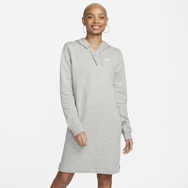 Sportswear Club Fleece Women's Hoodie Dress - Grey