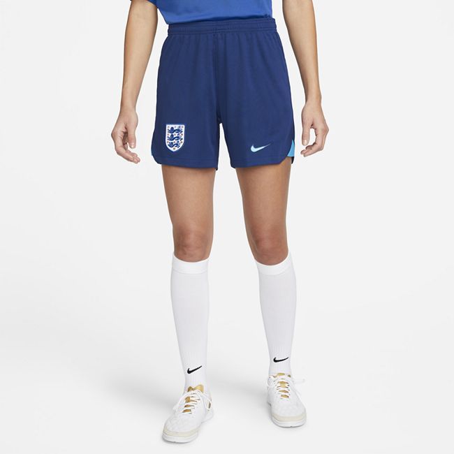 England 2022/23 Stadium Home Women's Nike Dri-FIT Football Shorts - Blue