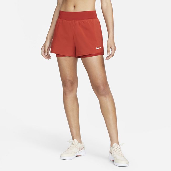 NikeCourt Victory Women's Tennis Shorts - Red