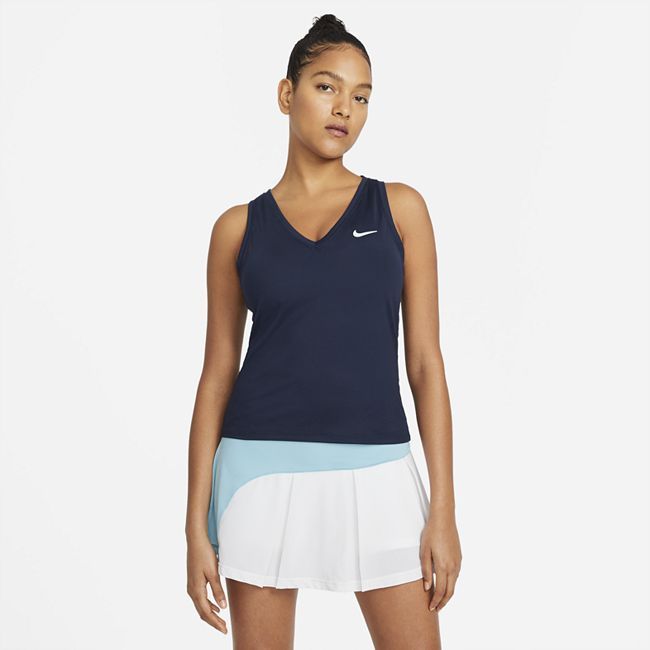 NikeCourt Victory Women's Tennis Tank - Blue