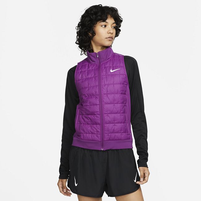 Therma-FIT Women's Synthetic-Fill Running Gilet - Purple