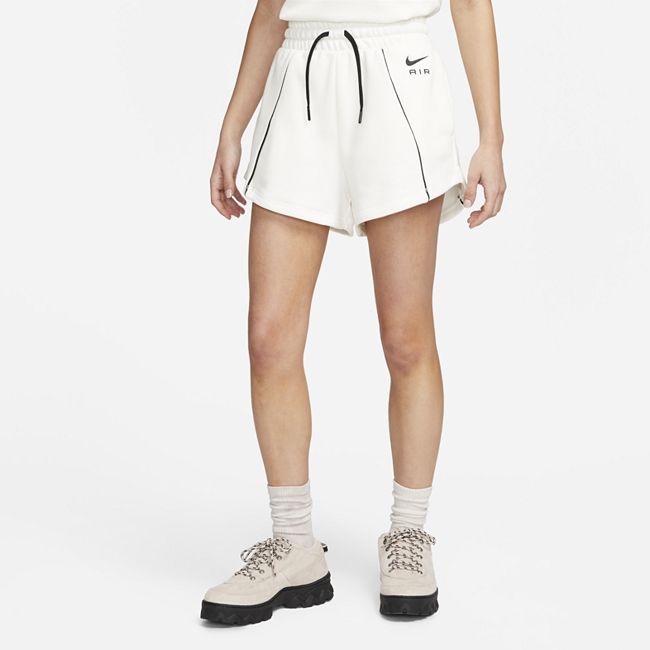 Air Women's High-Rise Fleece Shorts - White