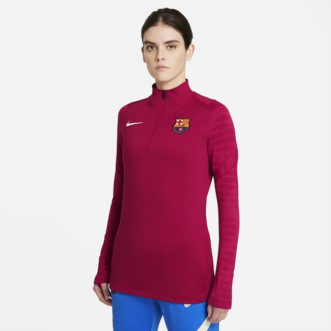 F.C. Barcelona Strike Women's Football Drill Top - Red