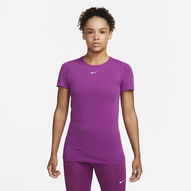 Dri-FIT ADV Aura Women's Slim-Fit Short-Sleeve Top - Purple
