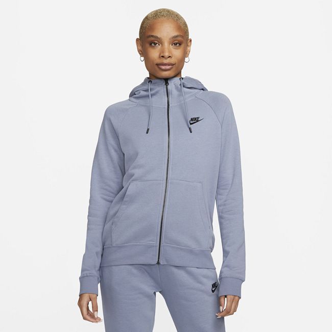 Sportswear Essential Women's Full-Zip Fleece Hoodie - Blue