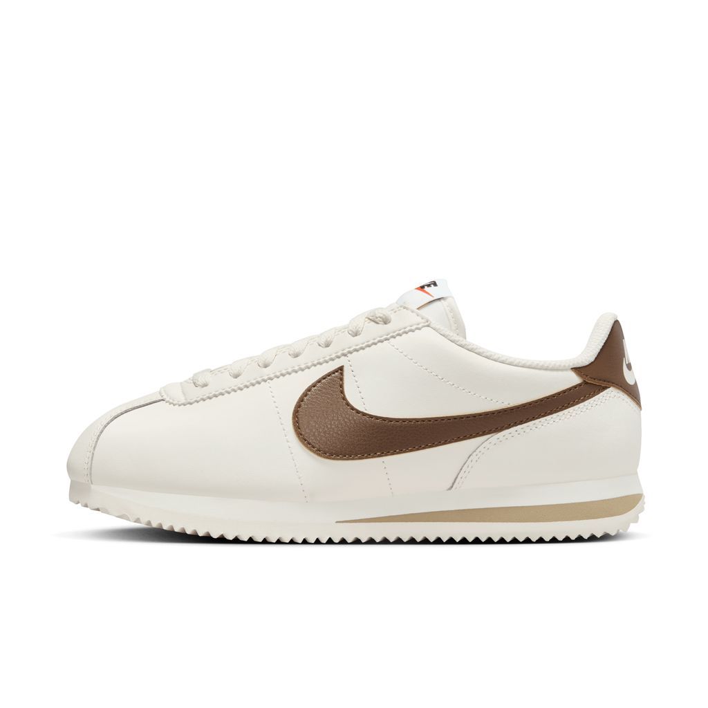 Cortez Leather Women's Shoes - White - Leather