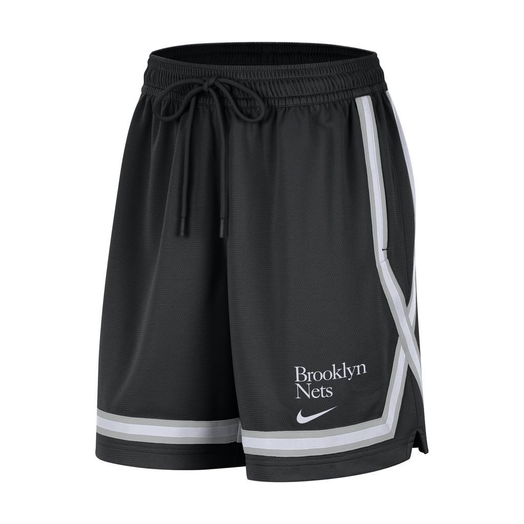 Brooklyn Nets Fly Crossover Women's Nike Dri-FIT NBA Basketball Graphic Shorts - Black - Polyester