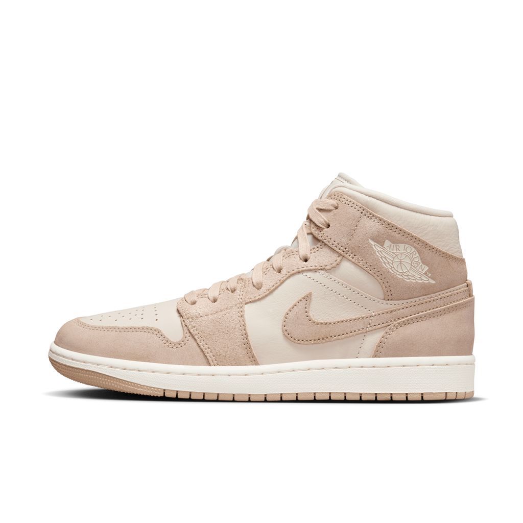 Air Jordan 1 Mid SE Women's Shoes - Brown - Leather