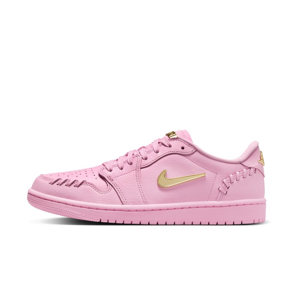 Air Jordan 1 Low Method of Make Women's Shoes - Pink - Leather