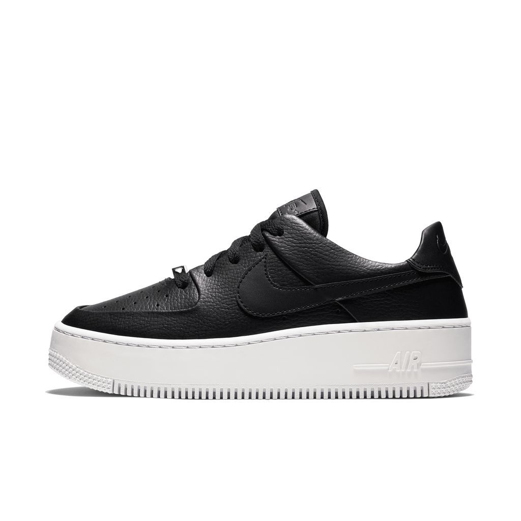 Air Force 1 Sage Low Women's Shoe - Black - Leather