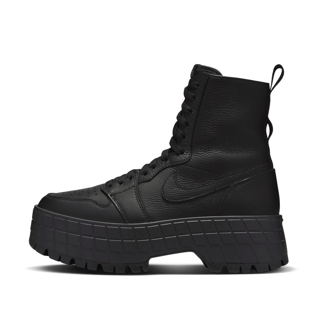 Air Jordan 1 Brooklyn Women's Boot - Black - Leather
