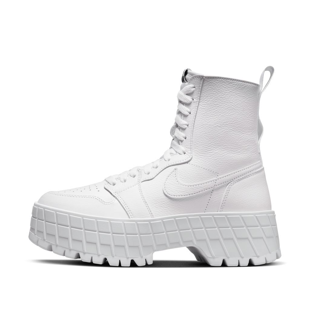 Air Jordan 1 Brooklyn Women's Boot - White - Leather