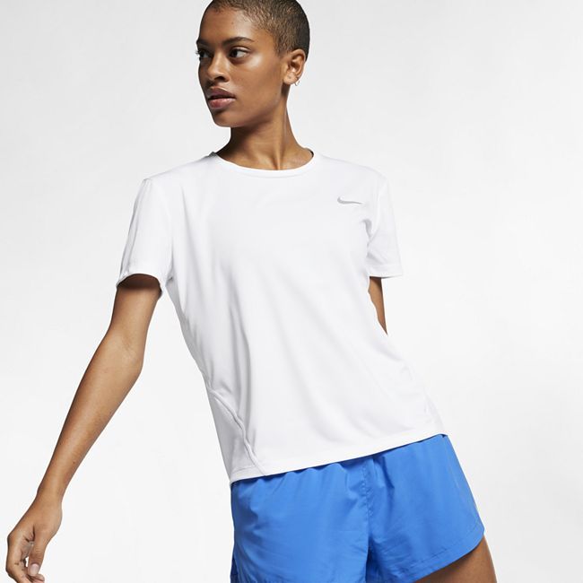 Miler Women's Short-Sleeve Running Top - White