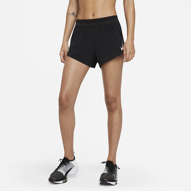 AeroSwift Women's Running Shorts - Black