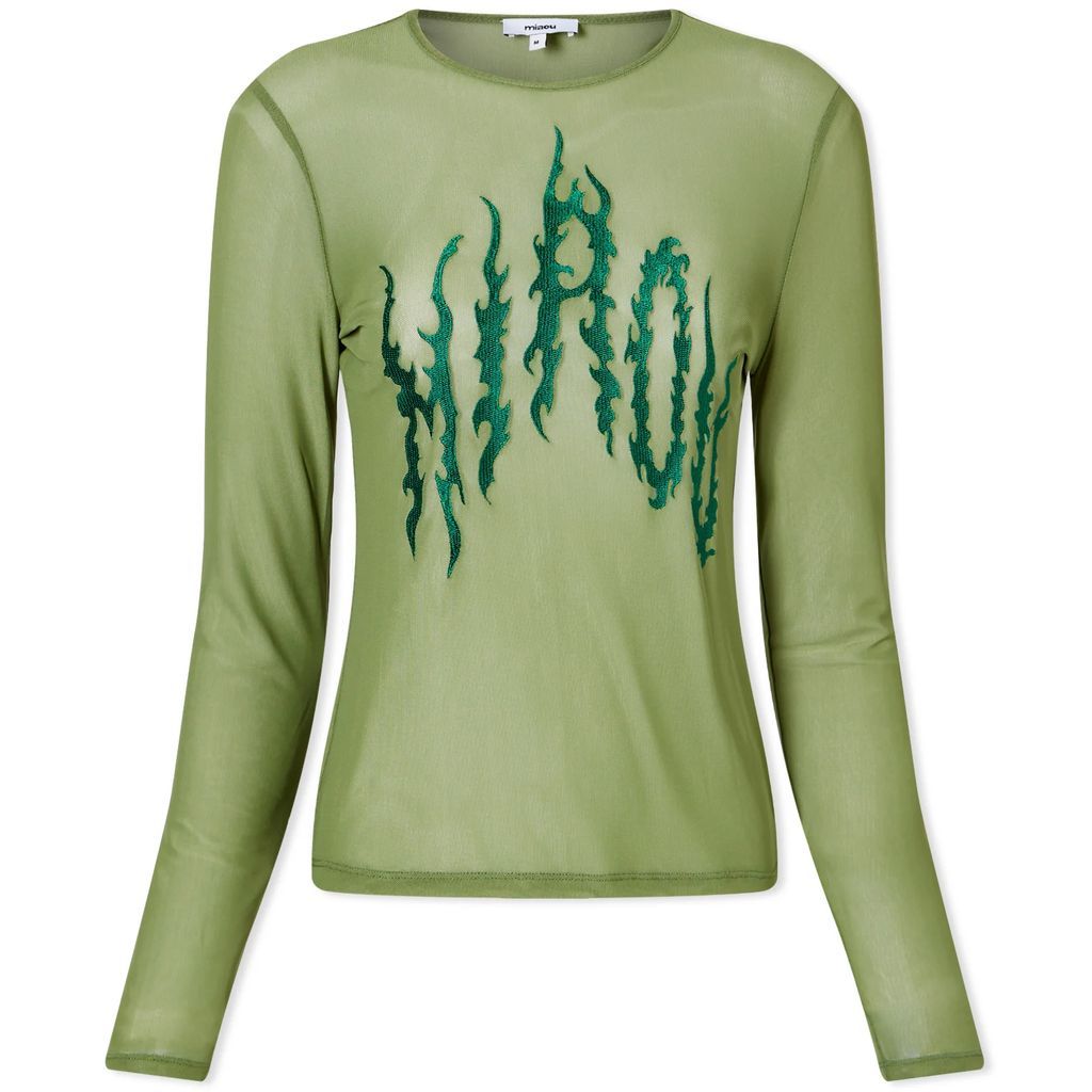 Women's Long Sleeve Top Vine Mercy Embriodery