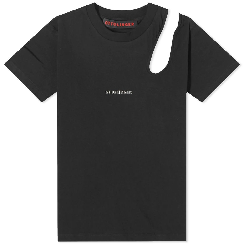 Women's Cutout T-Shirt Black