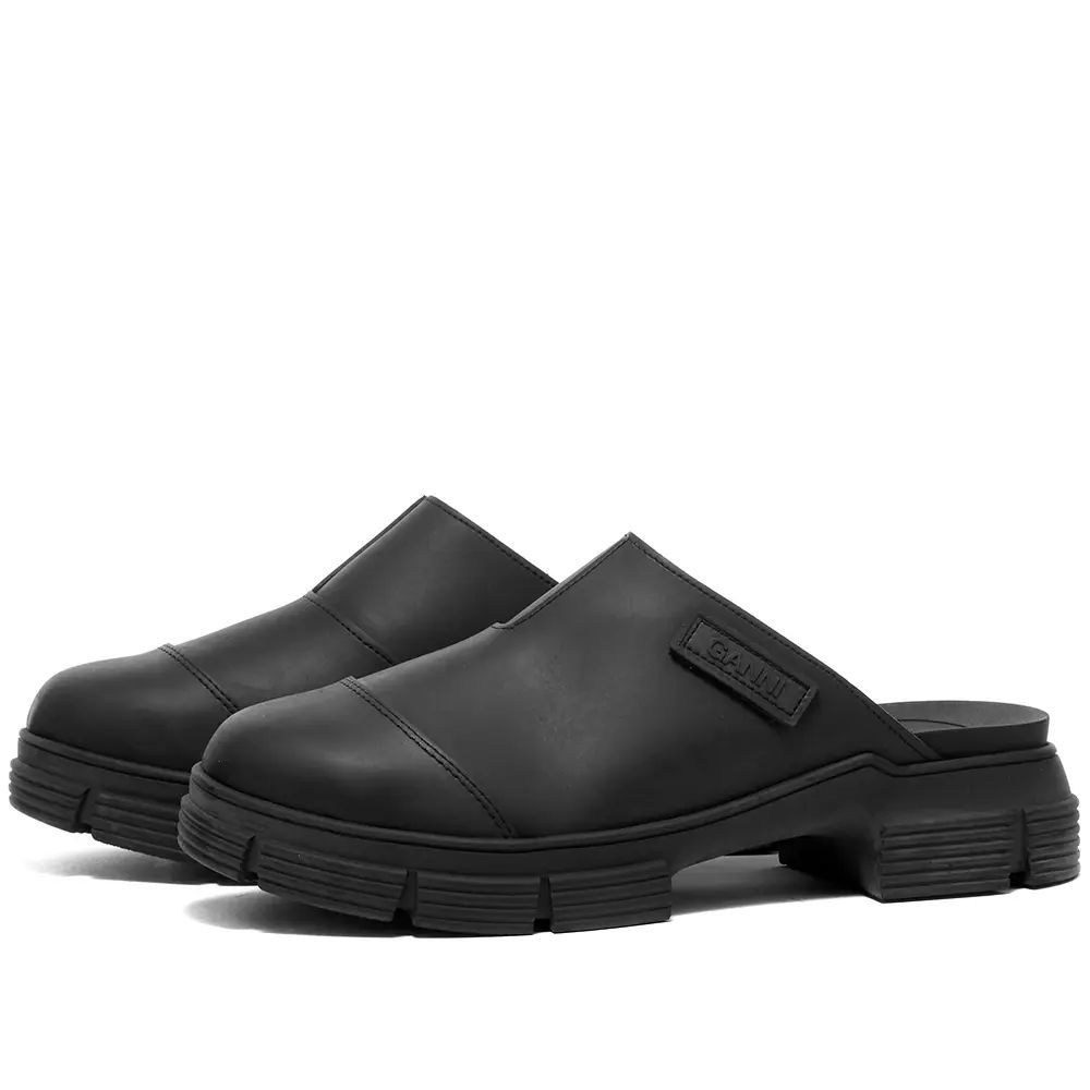 Women's Recycled Rubber Clog Black