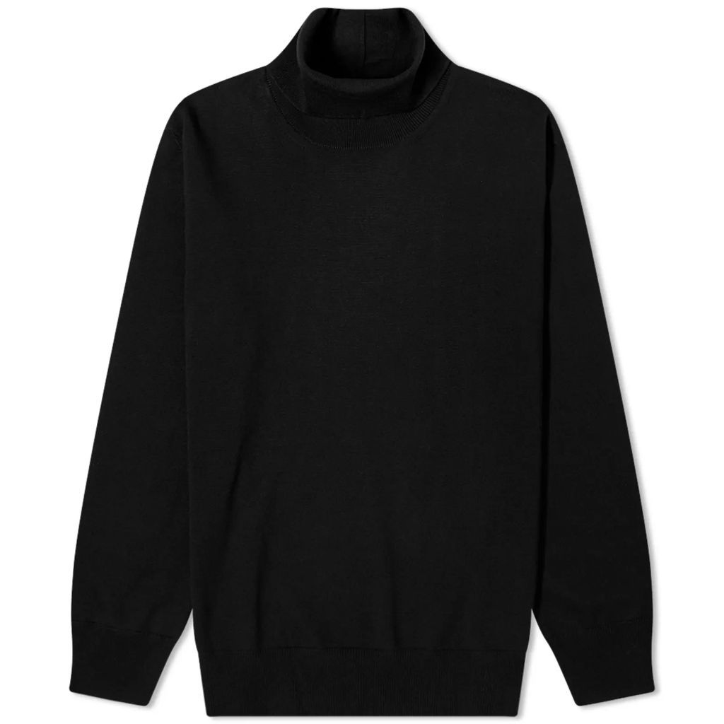 Women's Wardrobe High Knitted Jumper Black