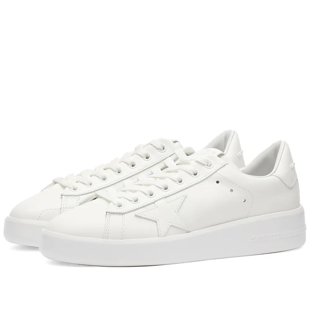 Women's Pure Star Leather Sneaker Optic White
