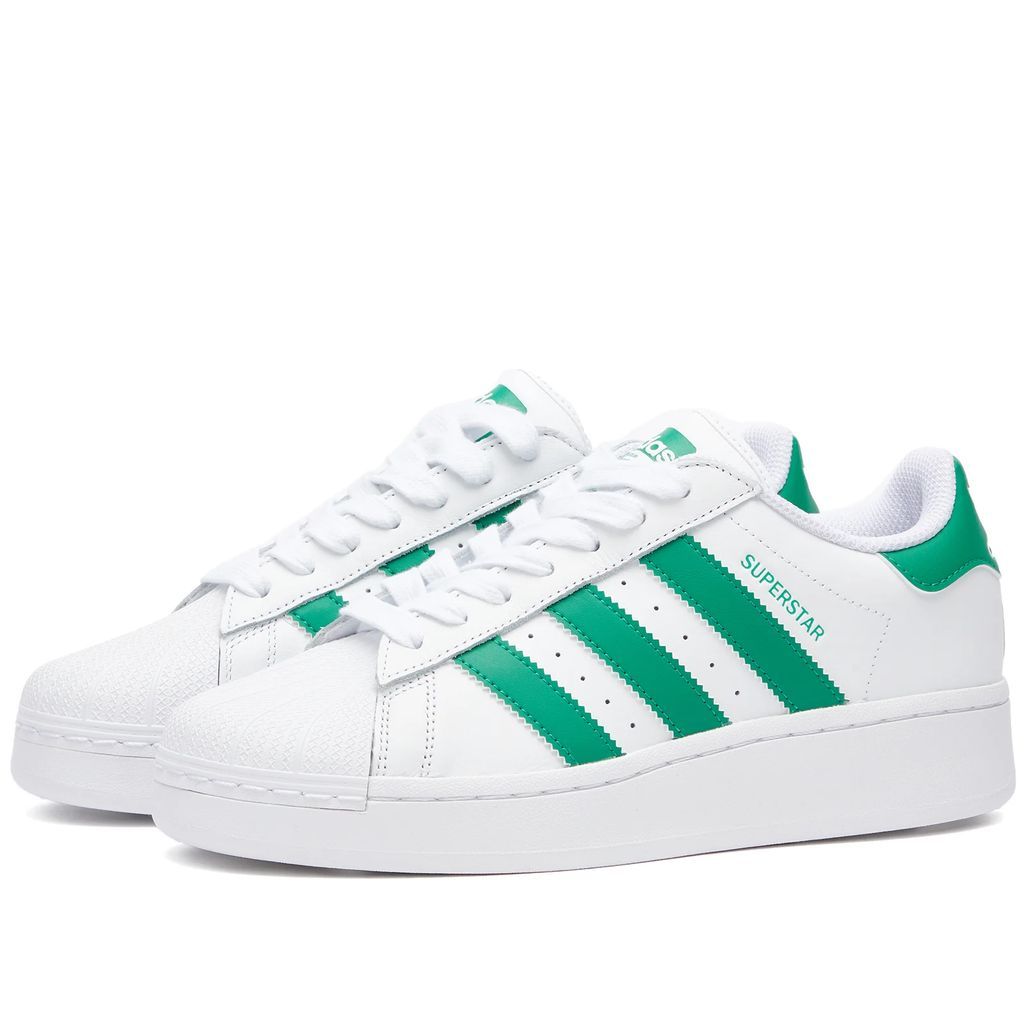 Women's Superstar Xlg W Semi Court Green &White