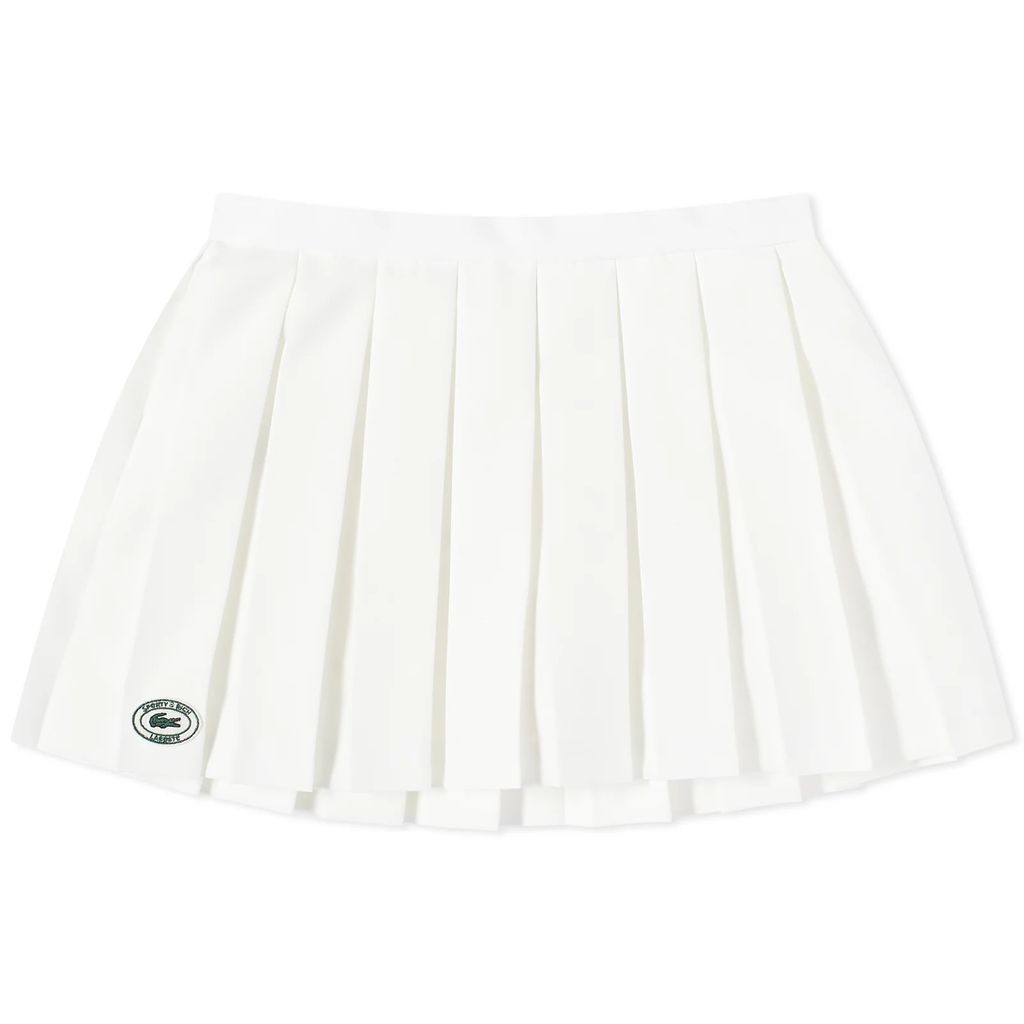 Women's x Lacoste Tennis Pleated Mini Skirt Farine