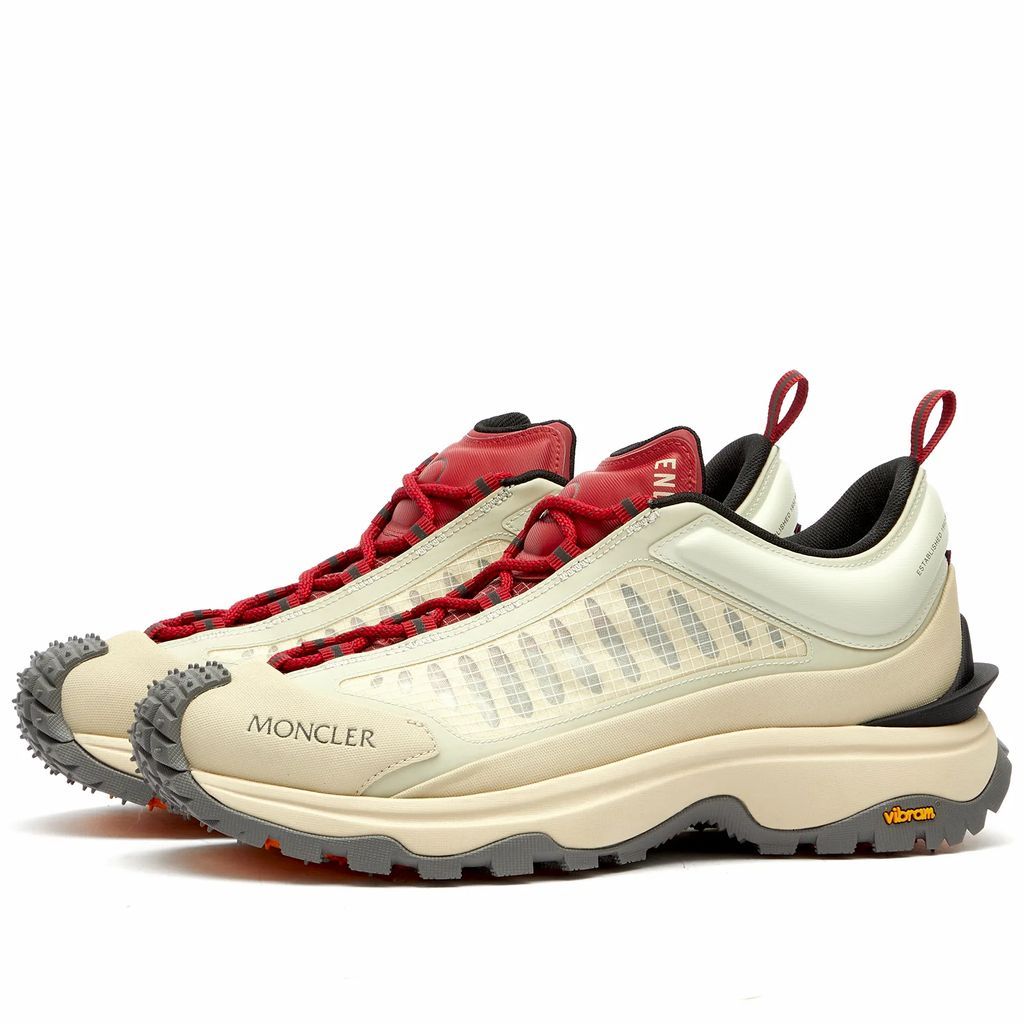END. x Moncler Women's Trailgrip Light Sneakers Beige/Red
