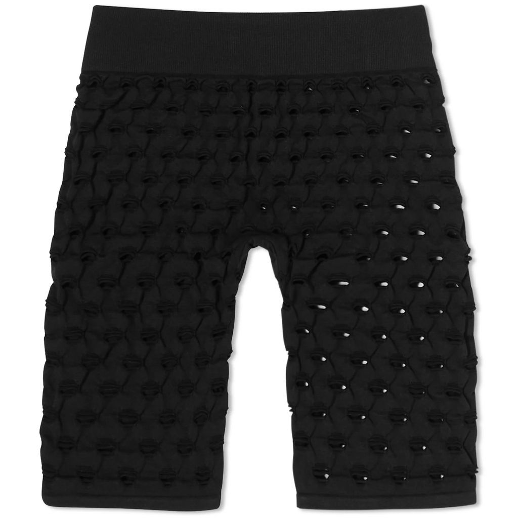 Women's Perforated Shorts Black