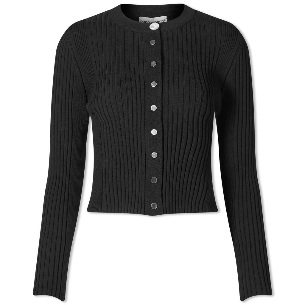 Women's Buttoned Cardigan Black