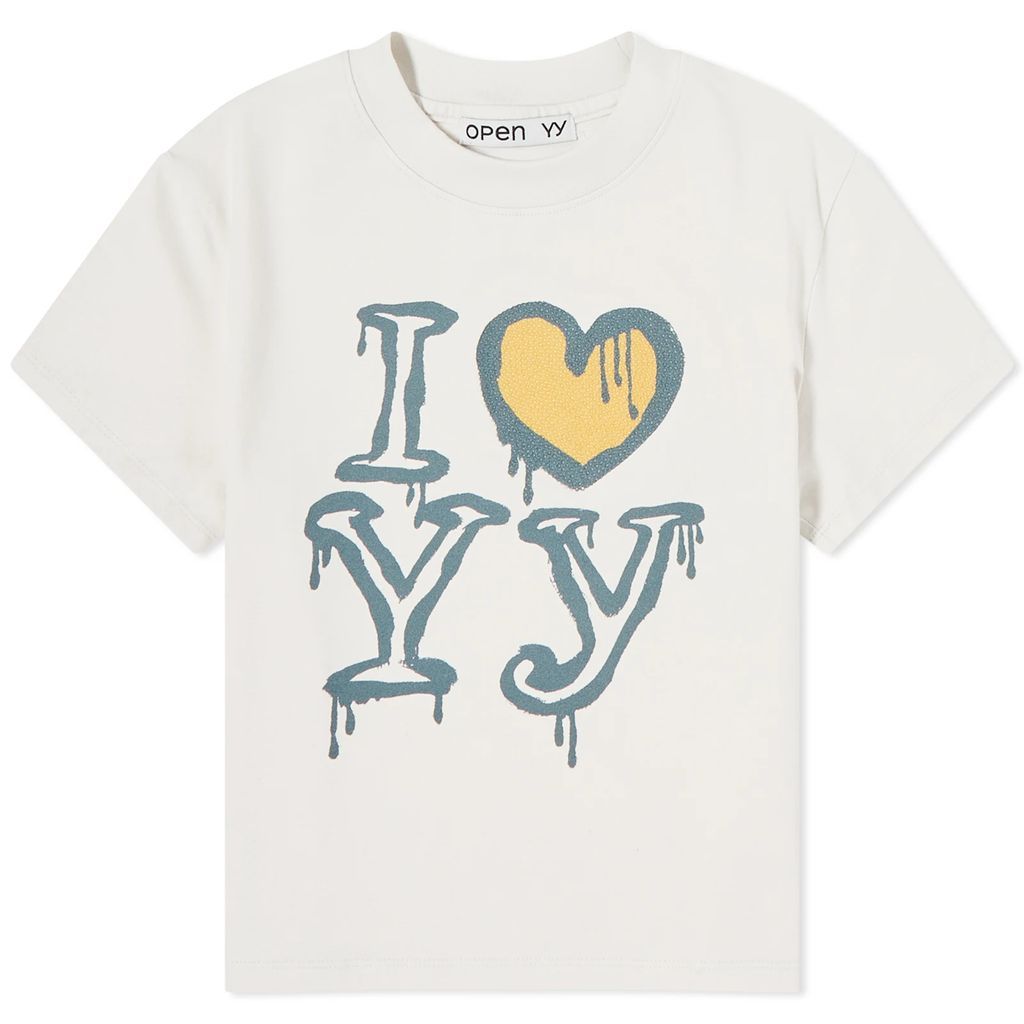 Women's I Love YY T-Shirt Beige