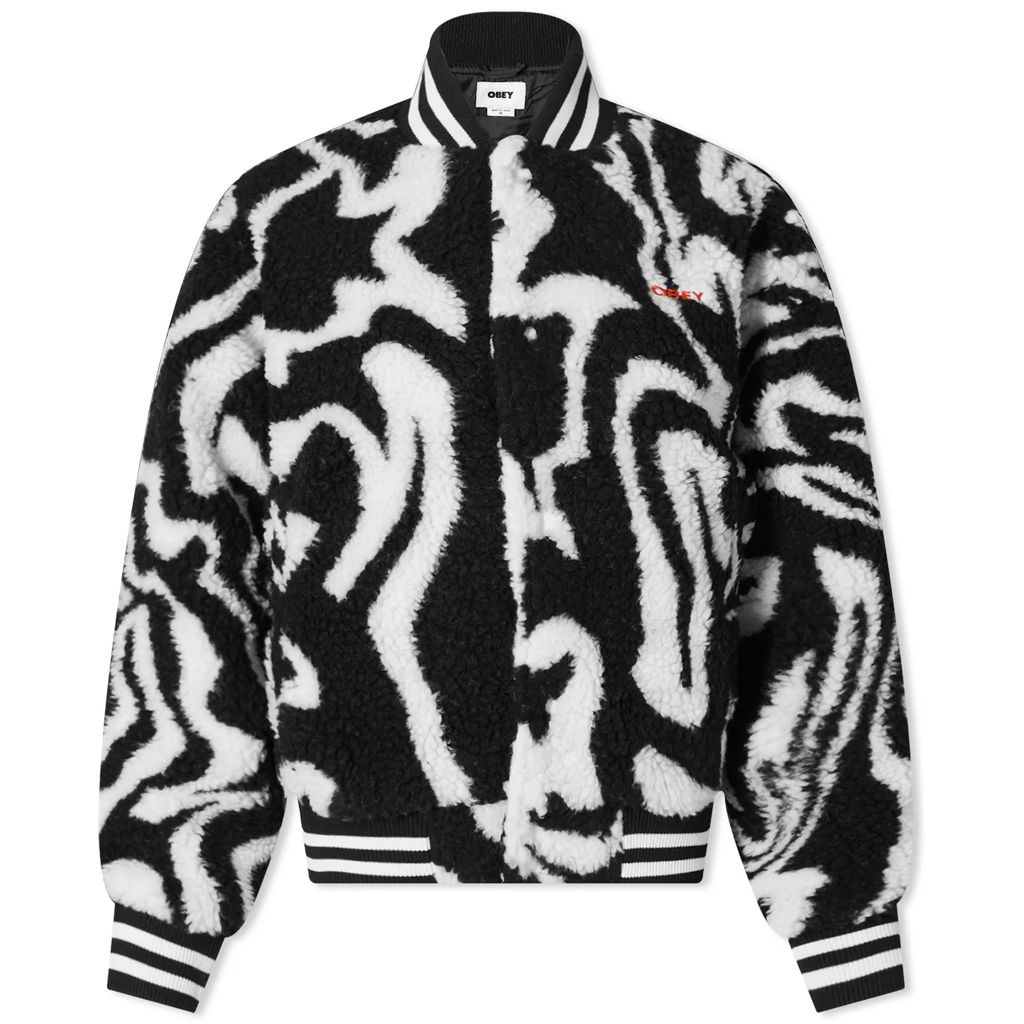 Women's Mazy Varsity Jacket Black Multi