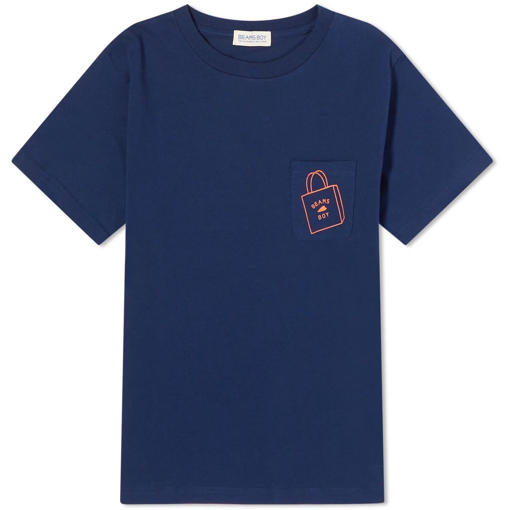 Women's BB Logo Pocket T-Shirt Navy