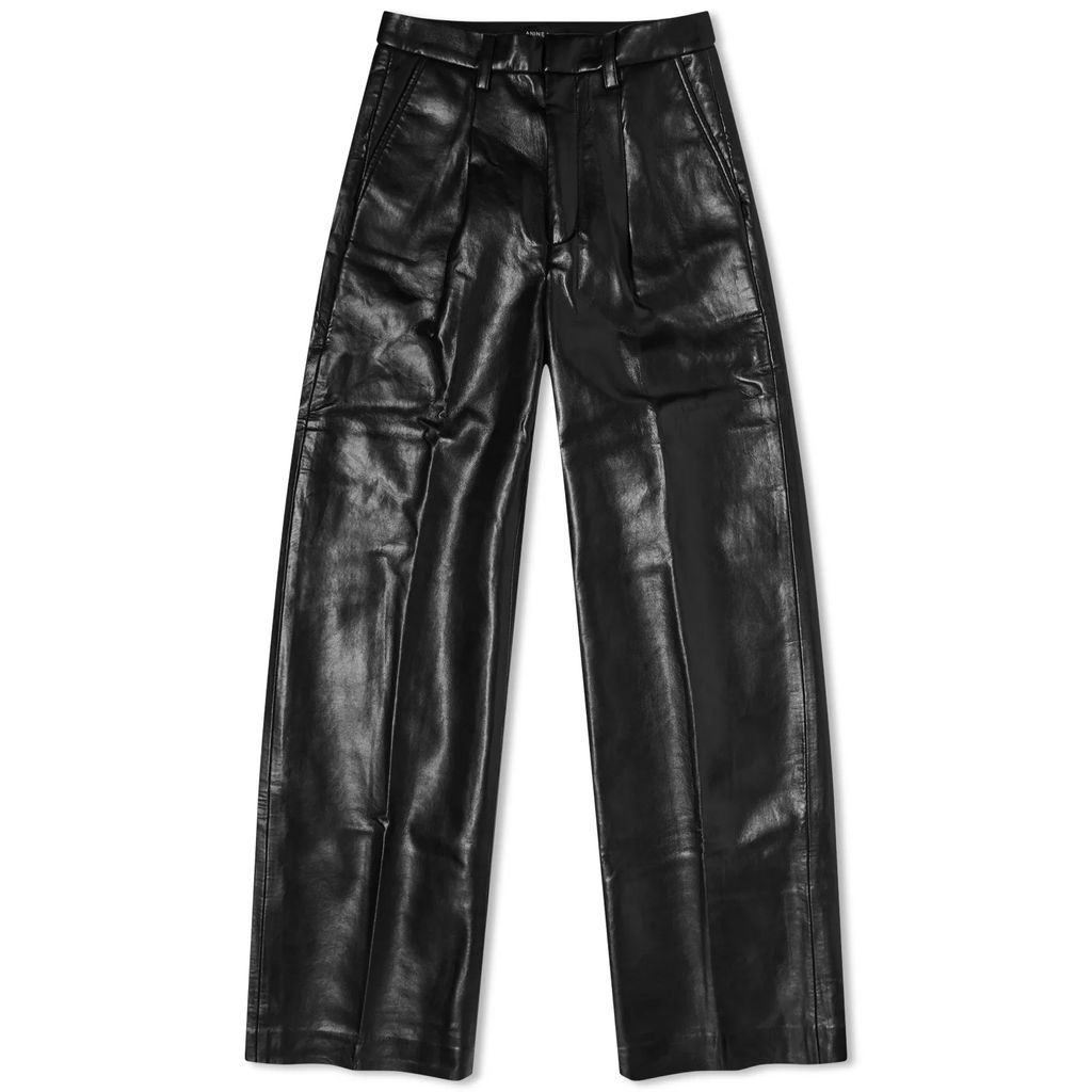 Women's Carmen Recycled Leather Pant Black