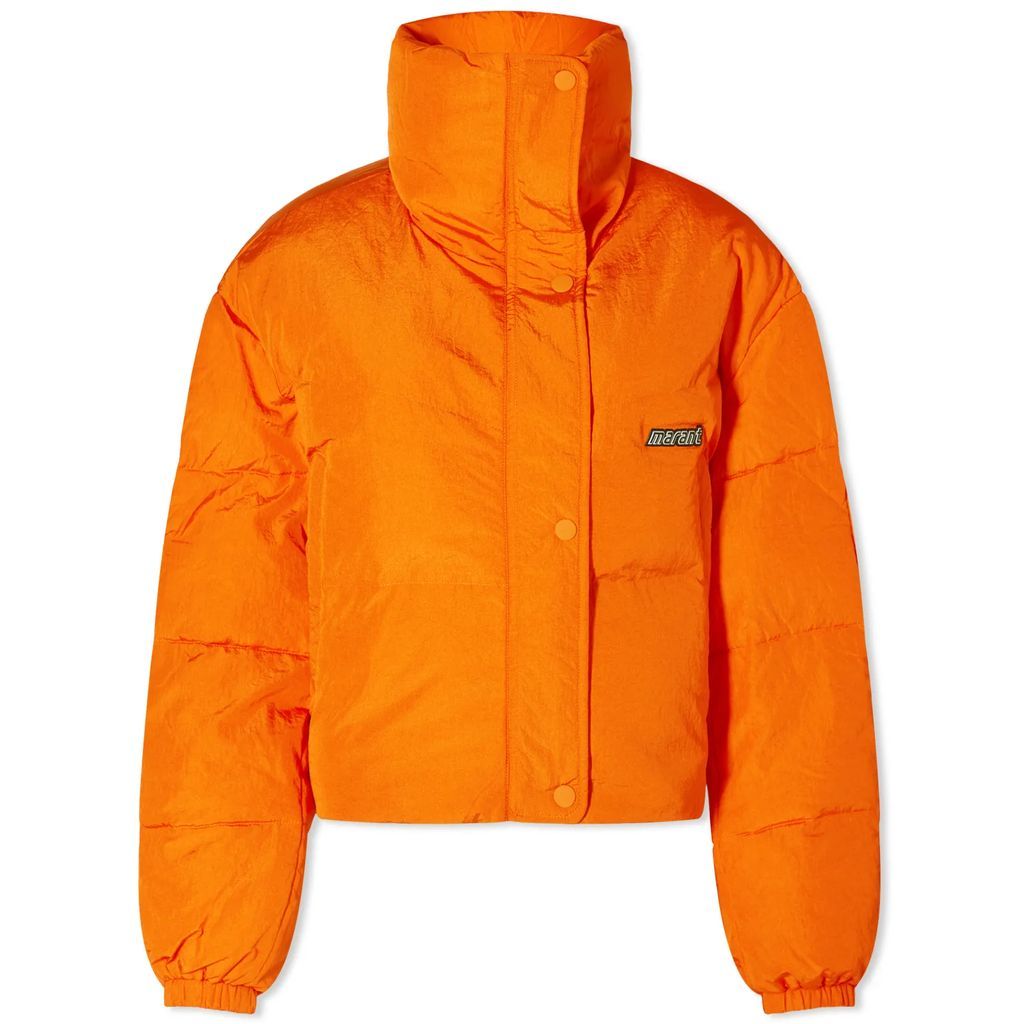 Women's Telia Short Puffer Jacket Orange