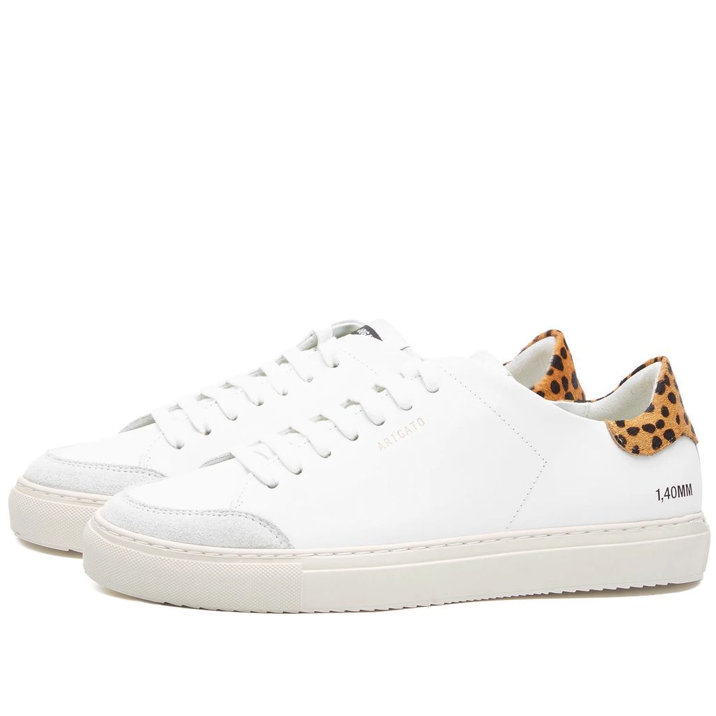 Women's Clean 90 Triple Animal Sneakers White/Leopard/Cremino
