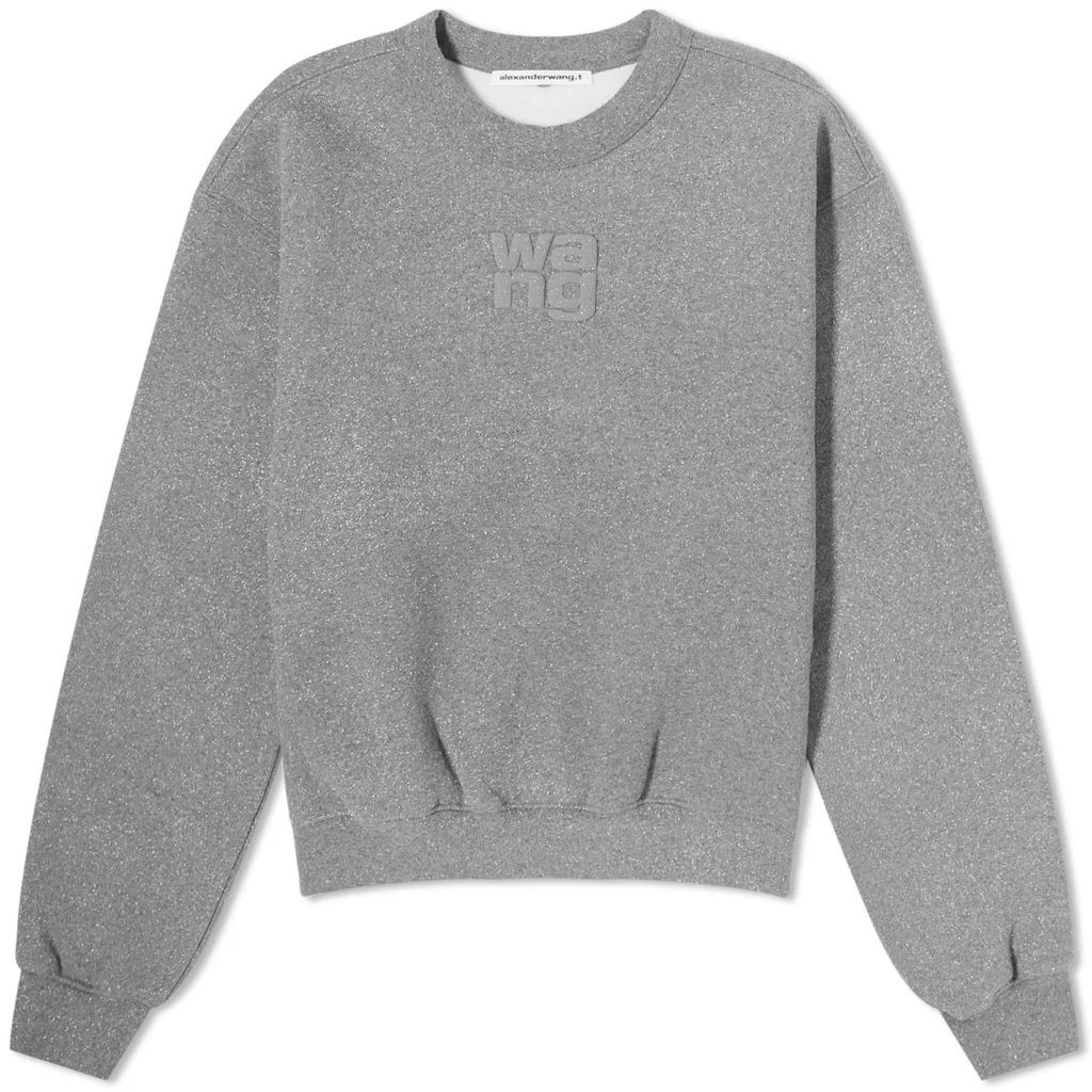 Women's Glitter Essential Terry Sweater Nine Iron