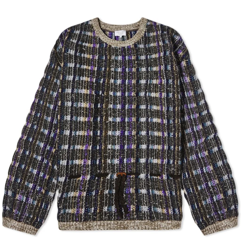 Women's Woolly Sweater Vitelli Brown Plaid