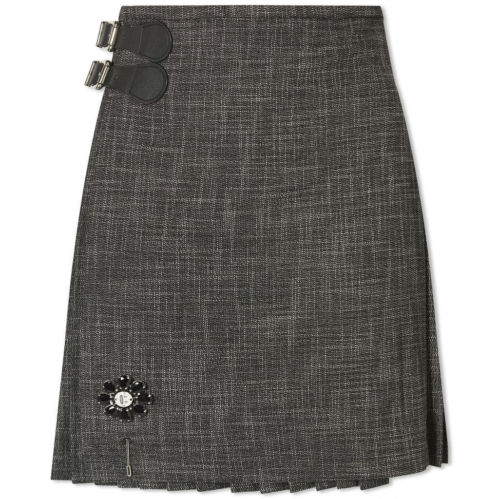 Women's Mini Kilt Skirt Grey